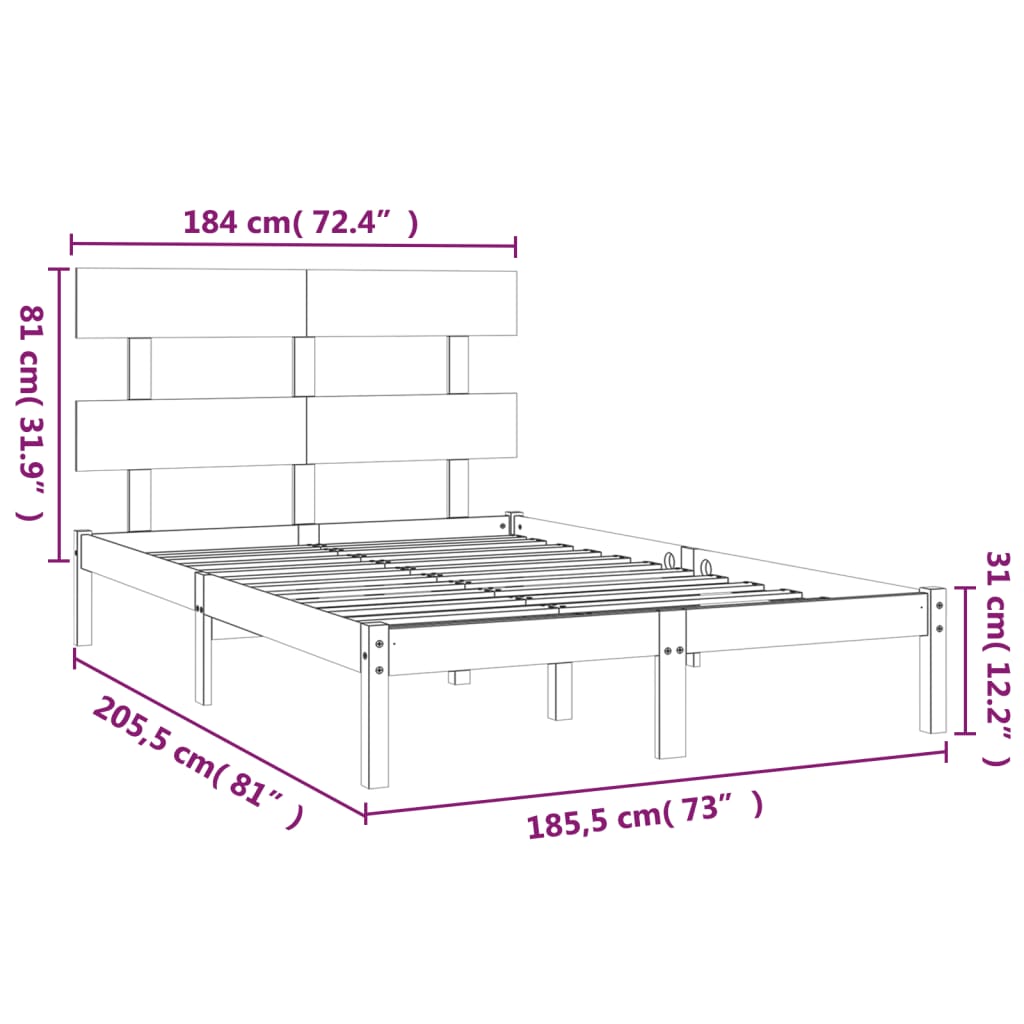 8720287034384_g_en_hd_4 vidaXL Bed Frame without Mattress 183x203 cm King Solid Wood - Image 6