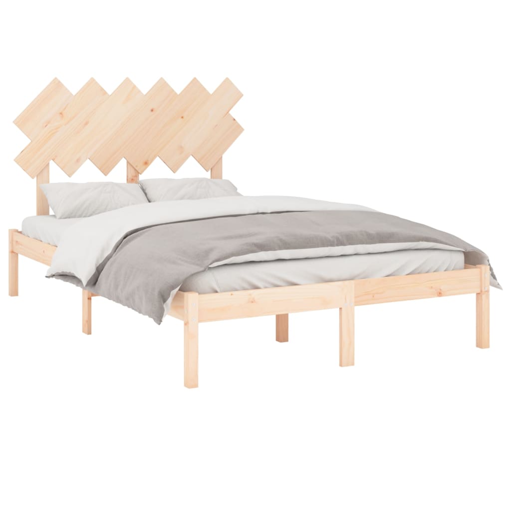 8720287035930_g_en_hd_1 vidaXL Bed Frame without Mattress 135x190 cm Solid Wood - Image 3