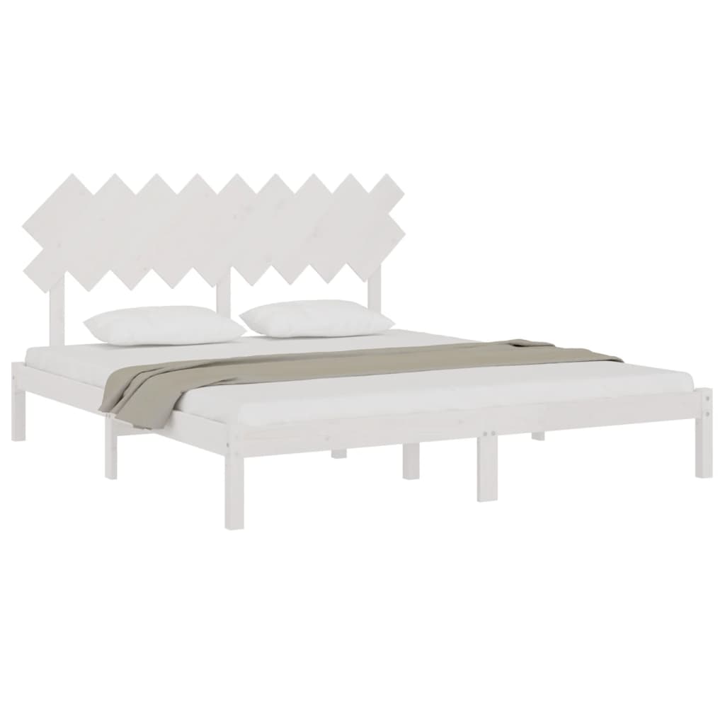 8720287036340_g_en_hd_1 vidaXL Bed Frame without Mattress White 183x203 cm King Solid Wood - Image 3