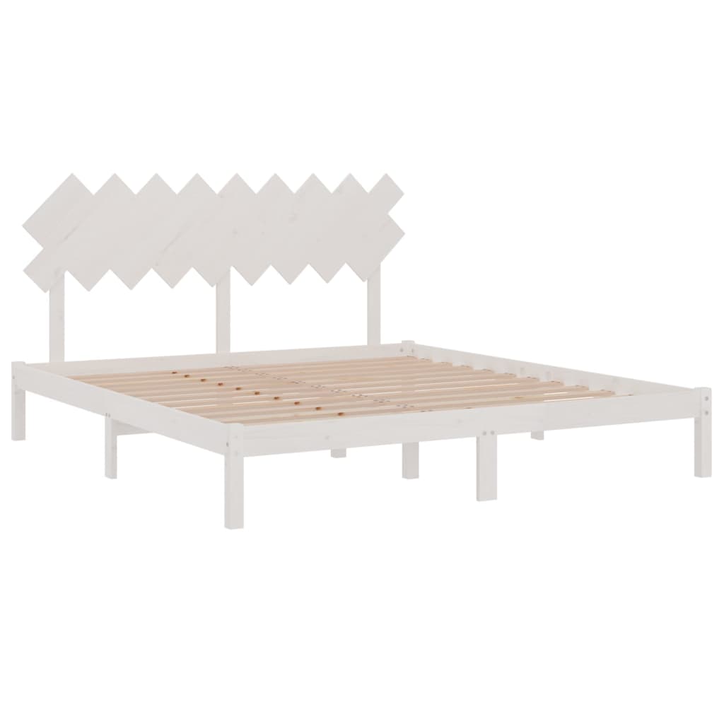 8720287036340_g_en_hd_2 vidaXL Bed Frame without Mattress White 183x203 cm King Solid Wood - Image 4