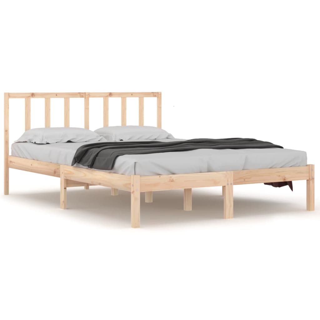 8720287038184_a_en_hd_1 vidaXL Bed Frame without Mattress Solid Wood Pine 150x200 cm - Image 2