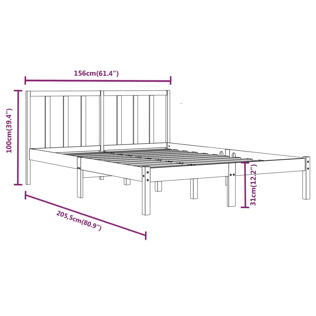 8720287038184_g_en_hd_4 vidaXL Bed Frame without Mattress Solid Wood Pine 150x200 cm - Image 6