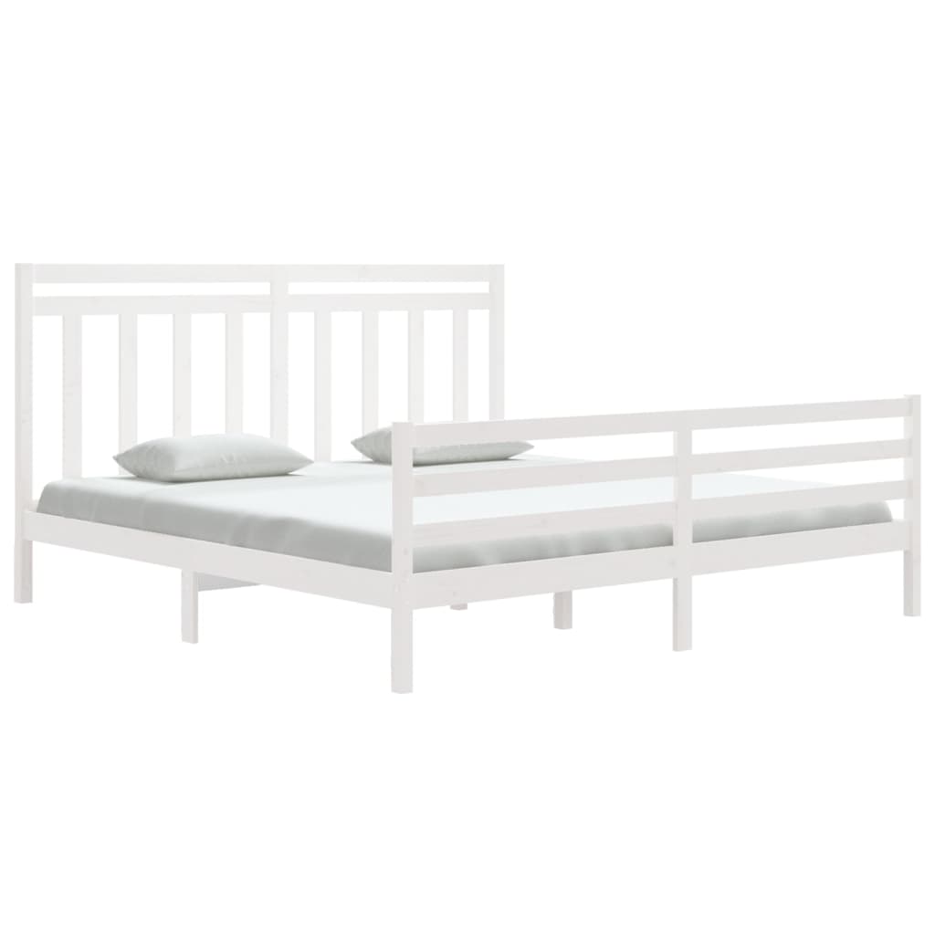 8720287040736_g_en_hd_1 vidaXL Bed Frame without Mattress White 183x203 cm King Solid Wood - Image 3