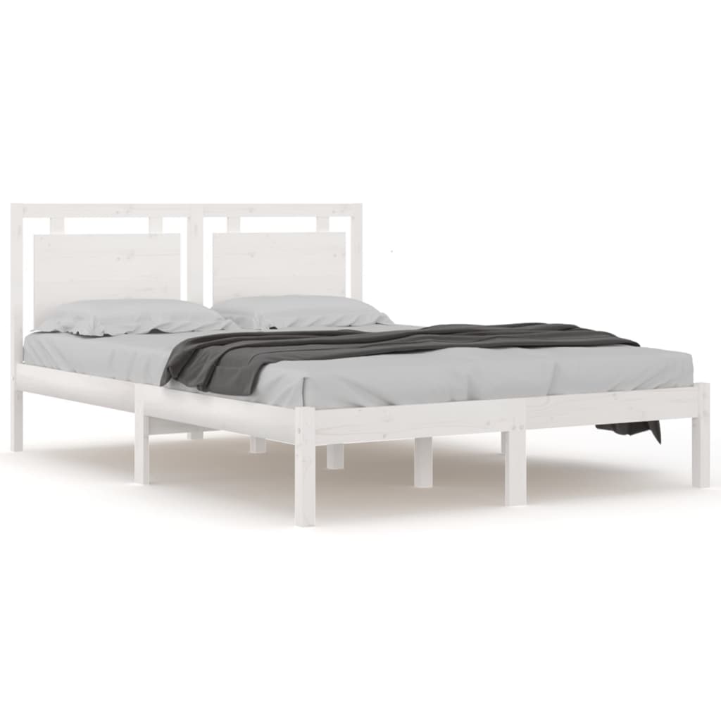 8720287042532_a_en_hd_1 vidaXL Bed Frame without Mattress White 135x190 cm Solid Wood - Image 2