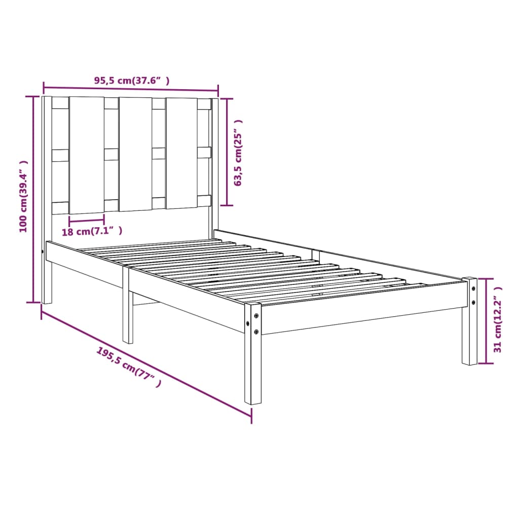8720287043072_g_en_hd_4 vidaXL Bed Frame without Mattress 90x190 cm Solid Wood - Image 6