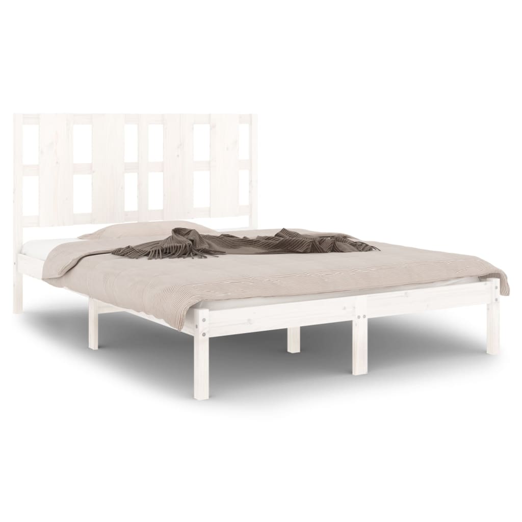 8720287043188_a_en_hd_1 vidaXL Bed Frame without Mattress White 135x190 cm Solid Wood - Image 2