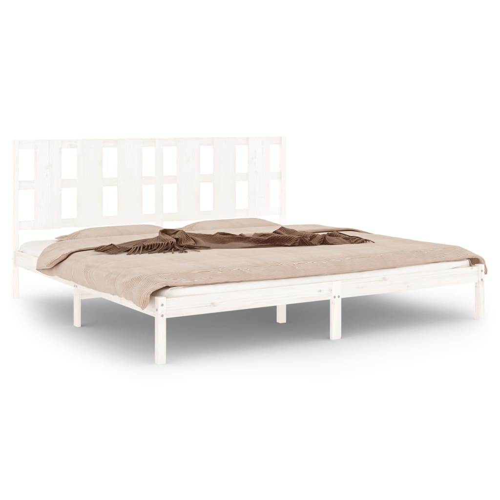 8720287043584_a_en_hd_1 vidaXL Bed Frame without Mattress White 183x203 cm King Solid Wood - Image 2
