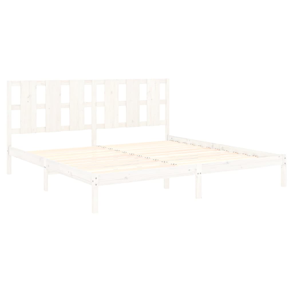 8720287043584_g_en_hd_2 vidaXL Bed Frame without Mattress White 183x203 cm King Solid Wood - Image 4