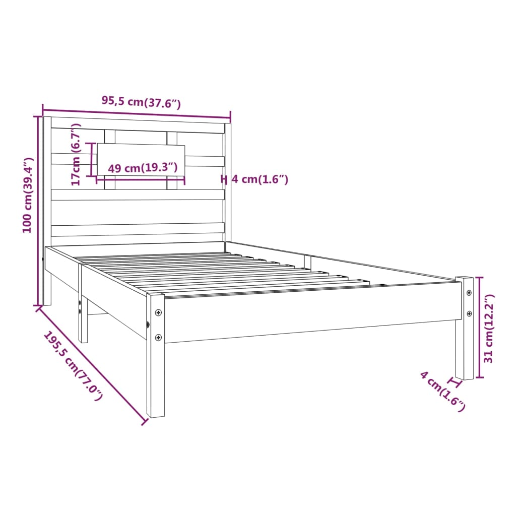8720287043720_g_en_hd_6 vidaXL Bed Frame without Mattress 90x190 cm Solid Wood - Image 8