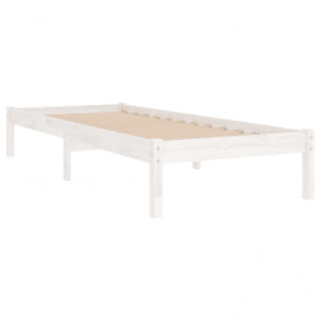8720287043737_g_en_hd_3 vidaXL Bed Frame without Mattress White 90x190 cm Solid Wood - Image 5