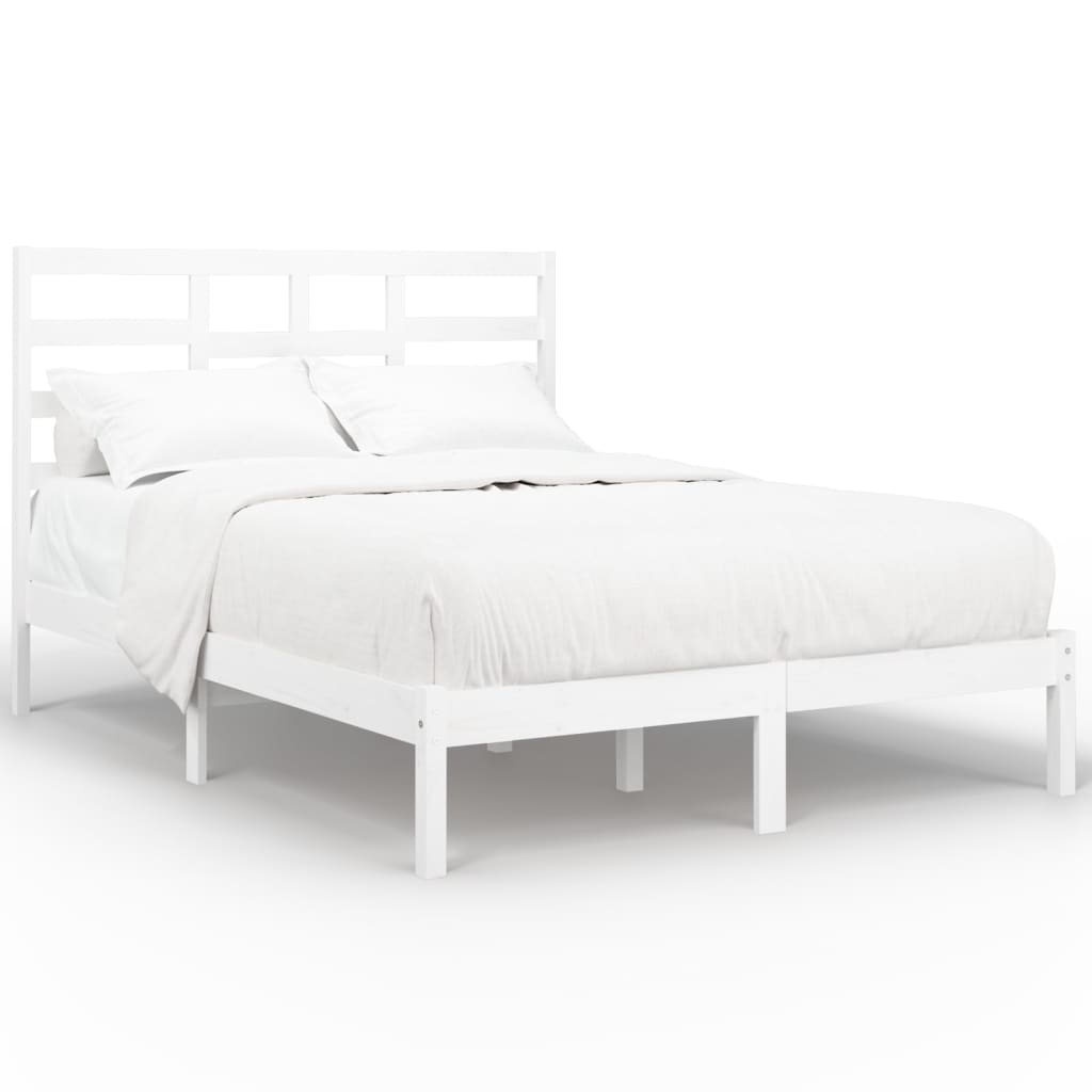 8720287045137_a_en_hd_1 vidaXL Bed Frame without Mattress White Solid Wood 135x190 cm - Image 2