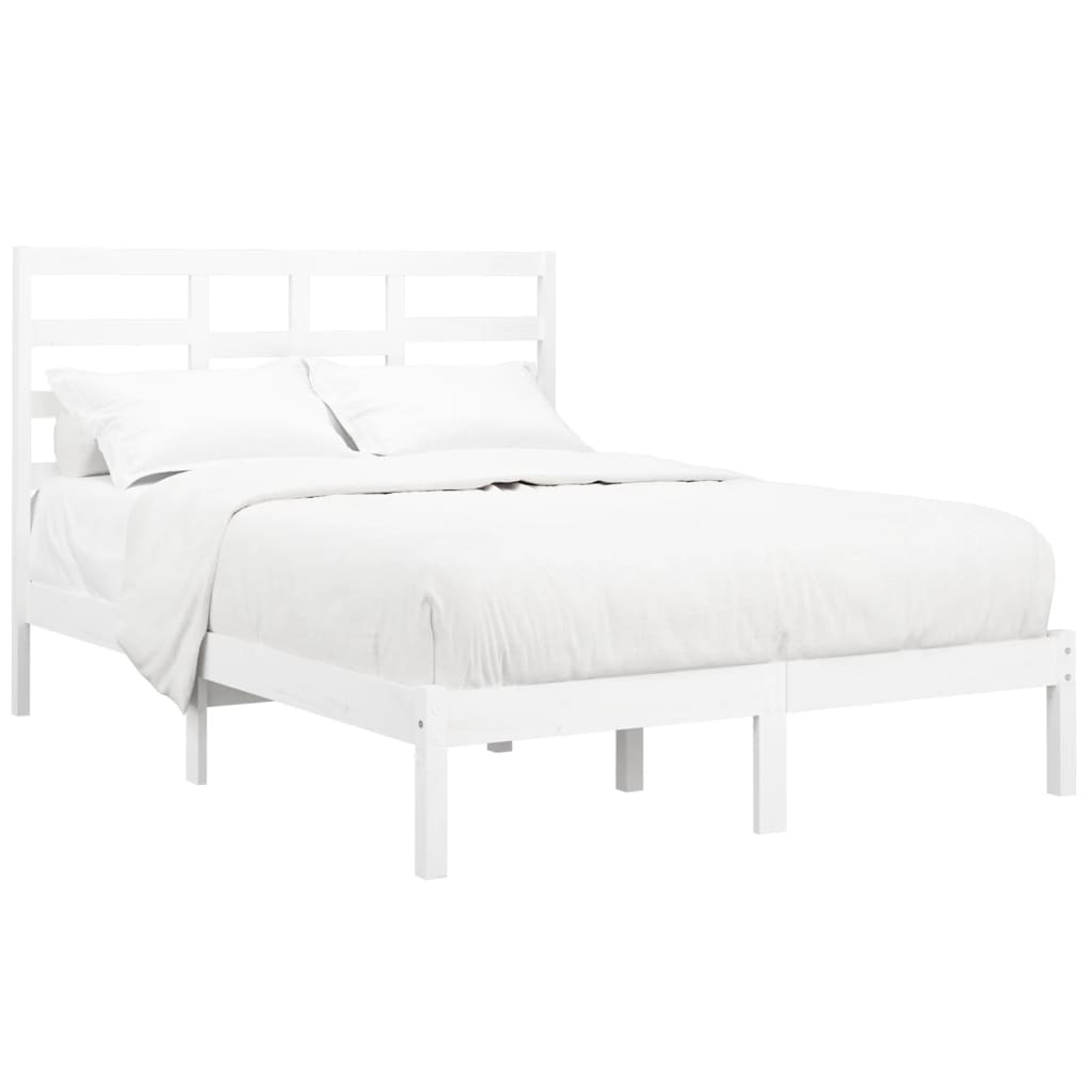 8720287045137_g_en_hd_1 vidaXL Bed Frame without Mattress White Solid Wood 135x190 cm - Image 3