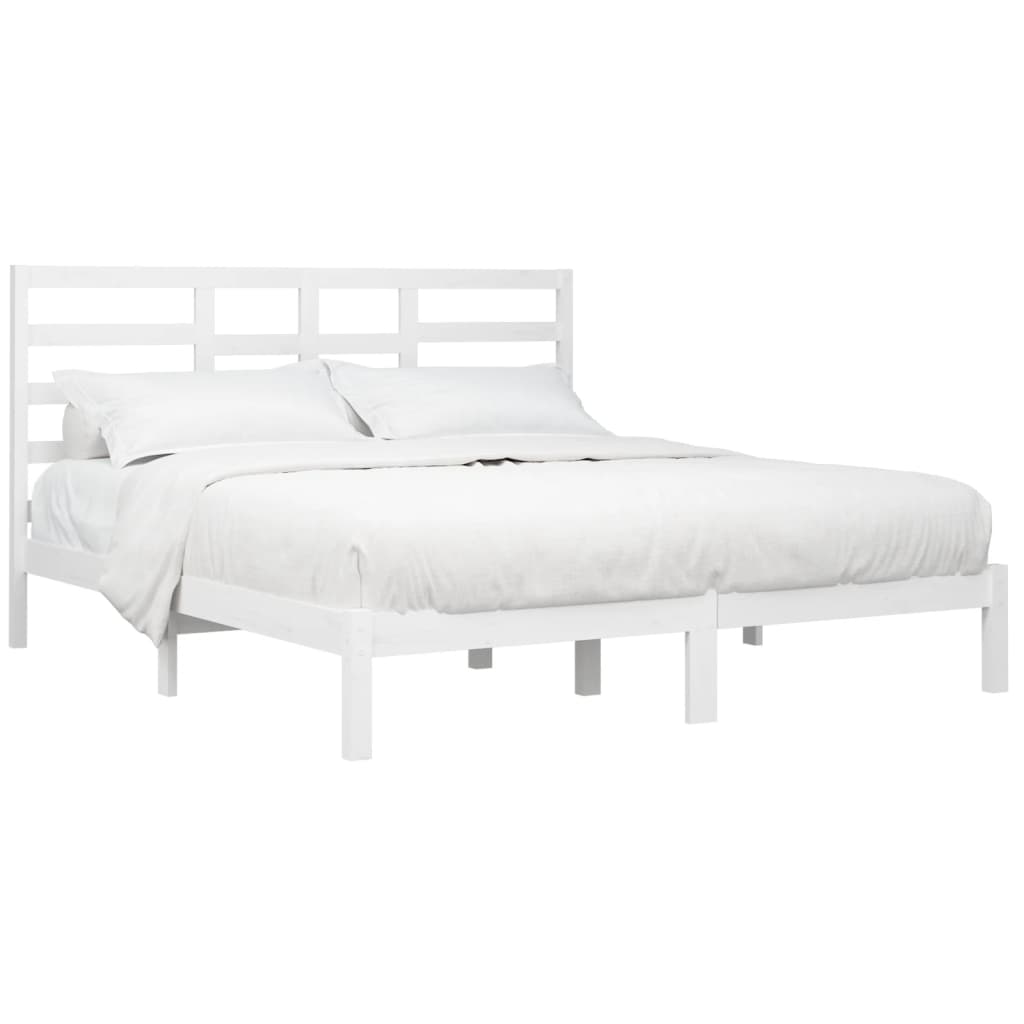 8720287045533_g_en_hd_1 vidaXL Bed Frame without Mattress White Solid Wood 183x203 cm King - Image 3