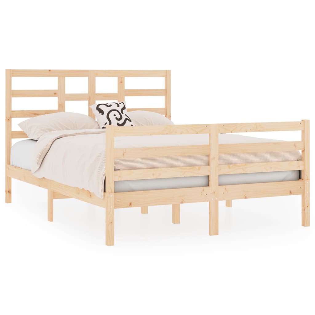 8720287045779_a_en_hd_1 vidaXL Bed Frame without Mattress Solid Wood 135x190 cm - Image 2