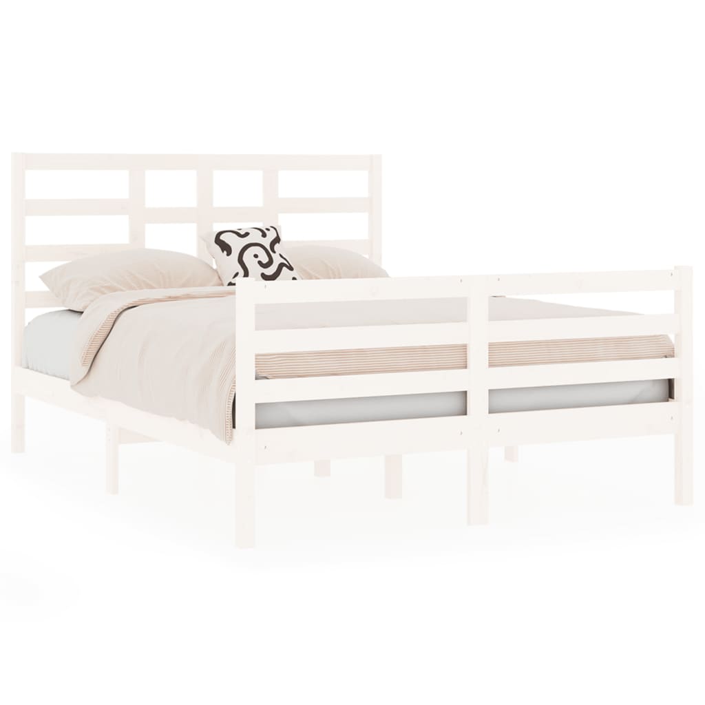 8720287045786_a_en_hd_1 vidaXL Bed Frame without Mattress White Solid Wood 135x190 cm - Image 2