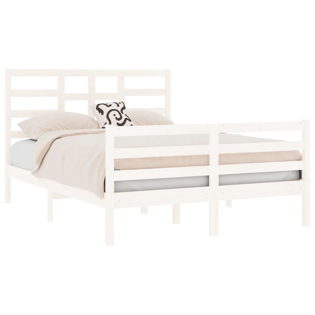 8720287045786_g_en_hd_1 vidaXL Bed Frame without Mattress White Solid Wood 135x190 cm - Image 3