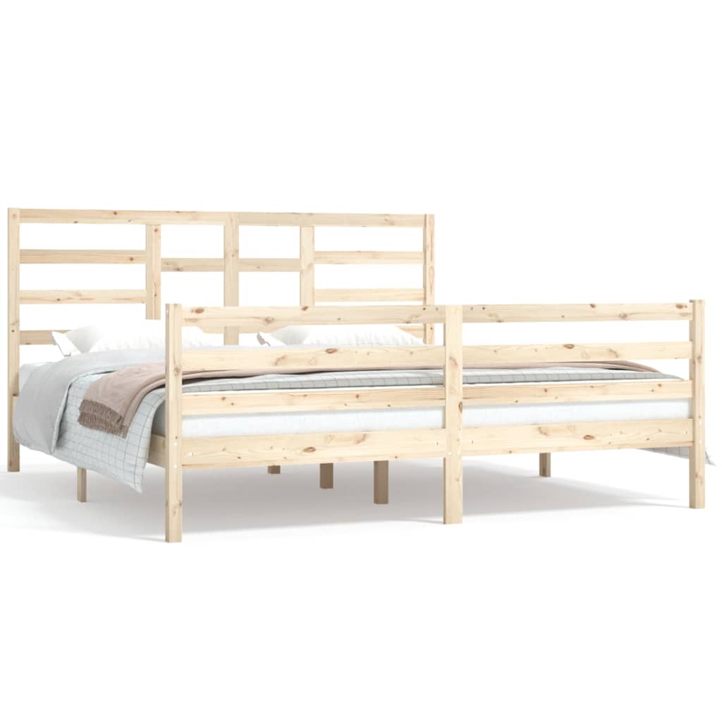8720287046172_a_en_hd_1 vidaXL Bed Frame without Mattress Solid Wood 183x203 cm King - Image 2