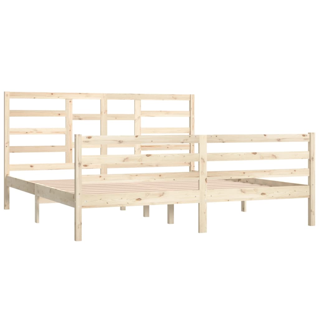 8720287046172_g_en_hd_2 vidaXL Bed Frame without Mattress Solid Wood 183x203 cm King - Image 4