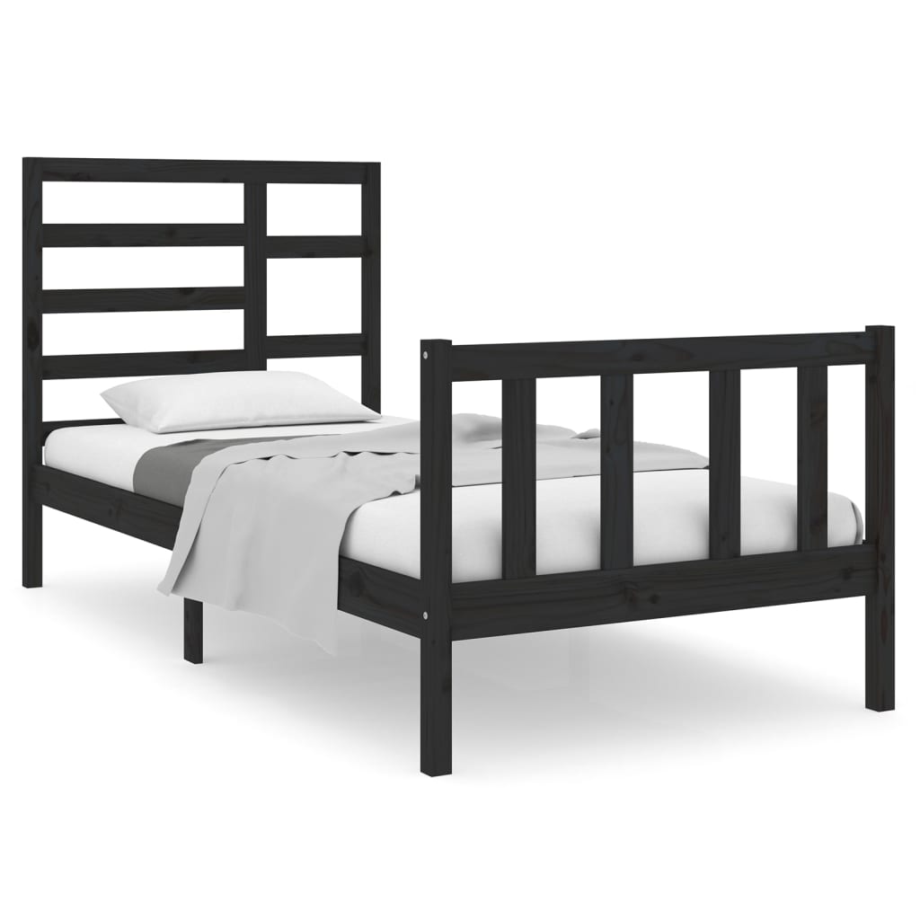 8720287046363_a_en_hd_1 vidaXL Bed Frame without Mattress Black Solid Wood 90x190 cm - Image 2