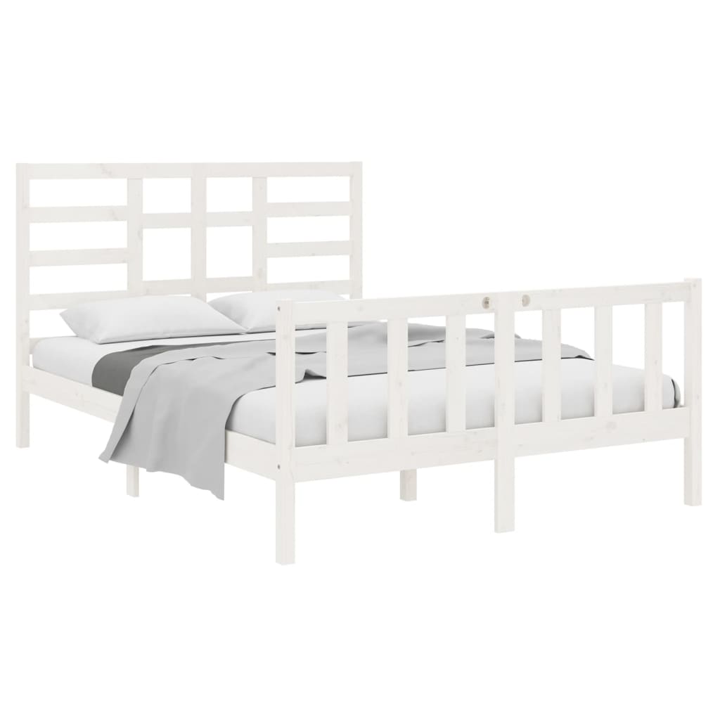 8720287046431_g_en_hd_1 vidaXL Bed Frame without Mattress White Solid Wood 135x190 cm - Image 3