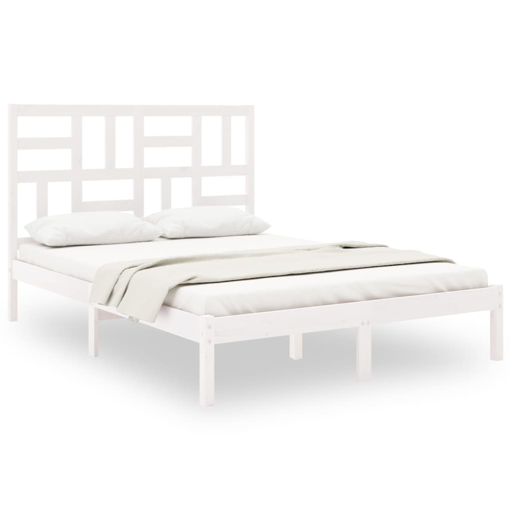 8720287046684_a_en_hd_1 vidaXL Bed Frame without Mattress White Solid Wood 135x190 cm - Image 2