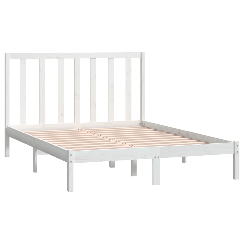 8720287053989_g_en_hd_2 vidaXL Bed Frame without Mattress White 135x190 cm Solid Wood Pine - Image 4