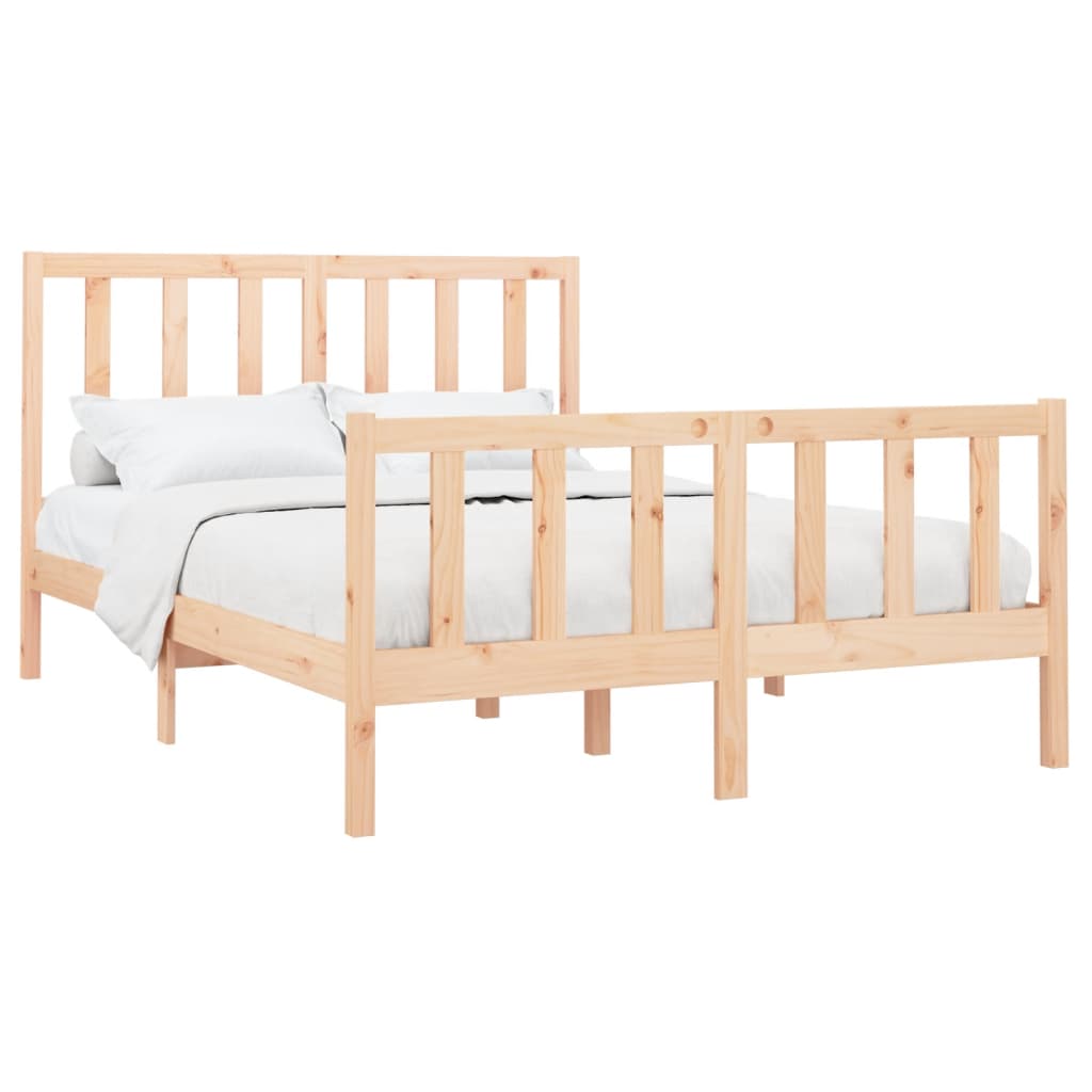 8720287054924_g_en_hd_1 vidaXL Bed Frame without Mattress 150x200 cm Solid Wood Pine - Image 3