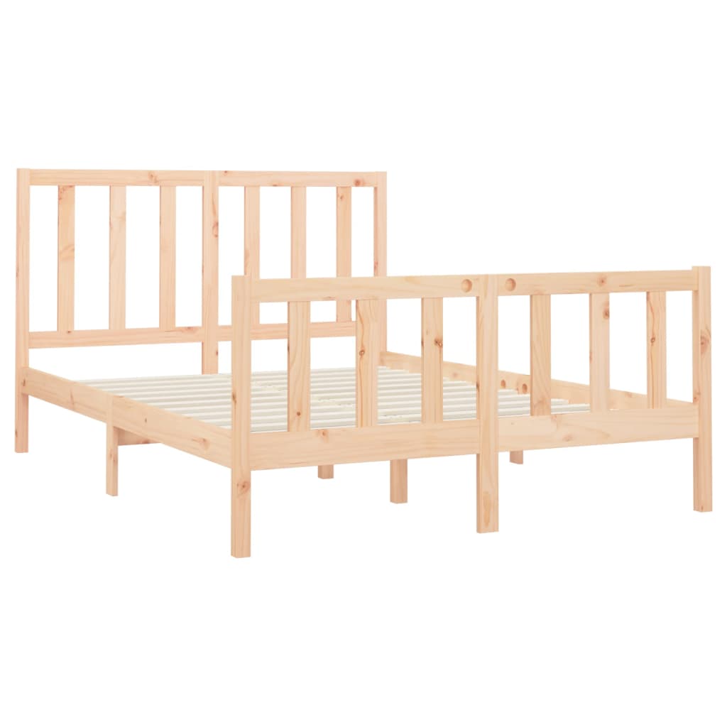 8720287054924_g_en_hd_2 vidaXL Bed Frame without Mattress 150x200 cm Solid Wood Pine - Image 4