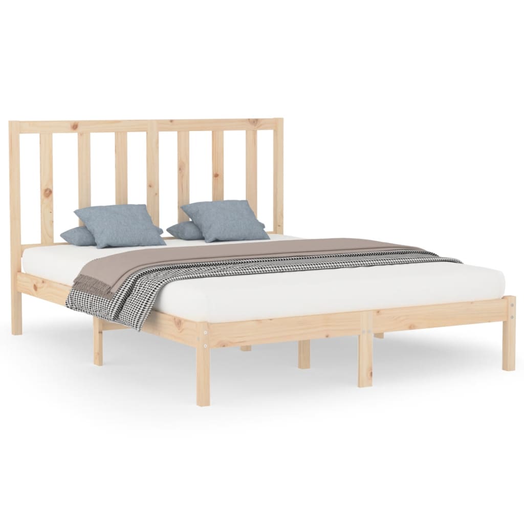 8720287055570_a_en_hd_1 vidaXL Bed Frame without Mattress 150x200 cm Solid Wood - Image 2