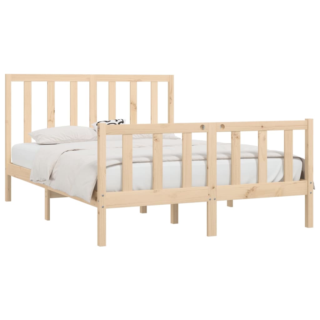 8720287056225_g_en_hd_1 vidaXL Bed Frame without Mattress 150x200 cm Solid Wood - Image 3