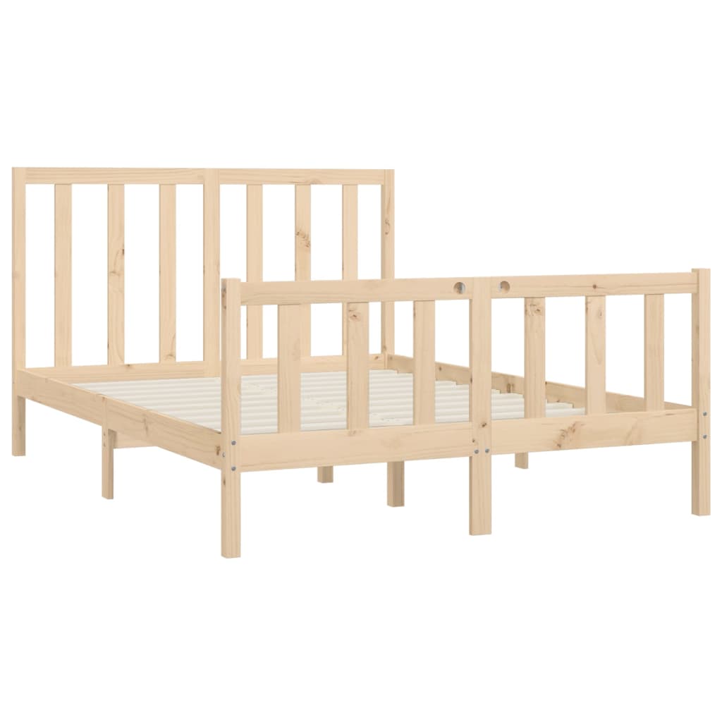 8720287056225_g_en_hd_2 vidaXL Bed Frame without Mattress 150x200 cm Solid Wood - Image 4