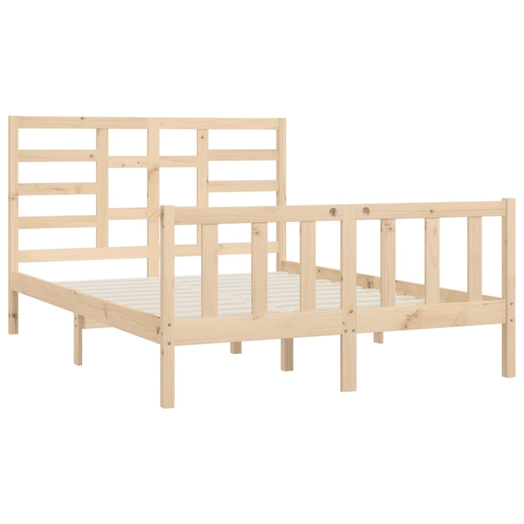 8720287064022_g_en_hd_2 vidaXL Bed Frame without Mattress 150x200 cm Solid Wood - Image 4