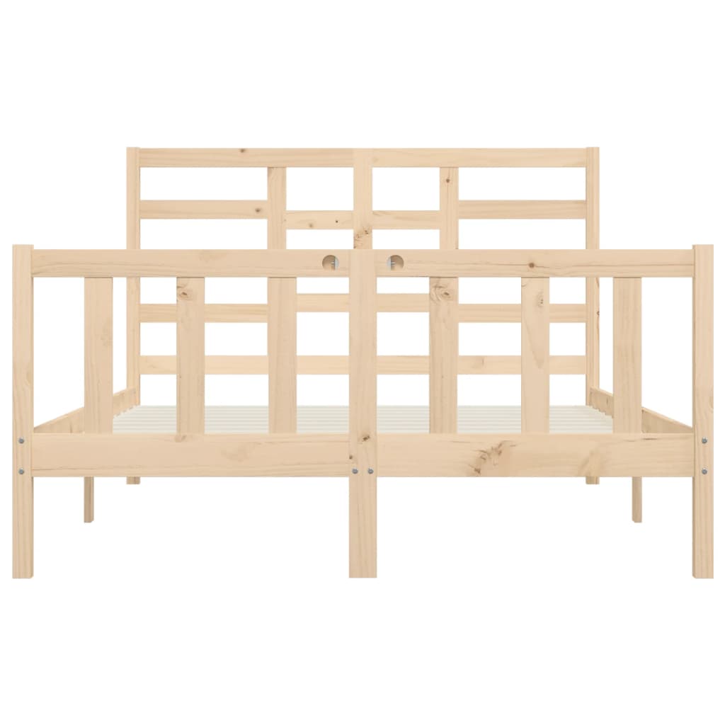 8720287064022_g_en_hd_3 vidaXL Bed Frame without Mattress 150x200 cm Solid Wood - Image 5