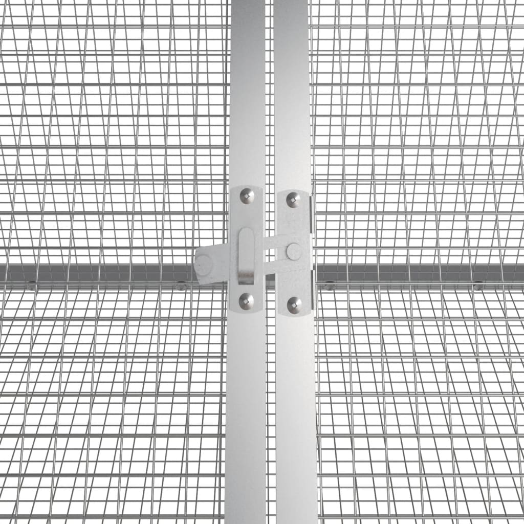 8720287064916_g_en_hd_4 vidaXL Rabbit Cage Grey 403.5x80.5x71 cm Galvanised Steel - Image 5