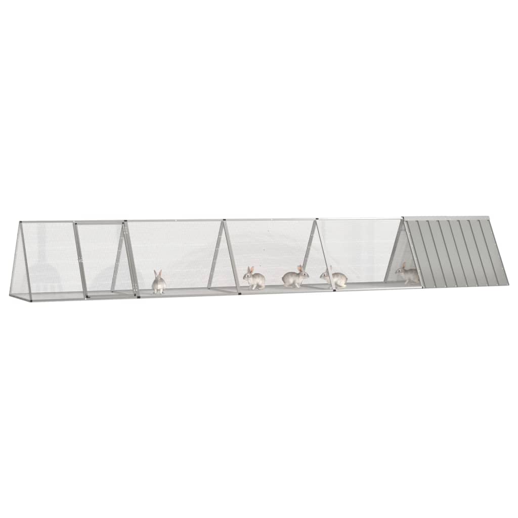 8720287064923_g_en_hd_1 vidaXL Rabbit Cage Grey 504.5x80.5x71 cm Galvanised Steel - Image 2