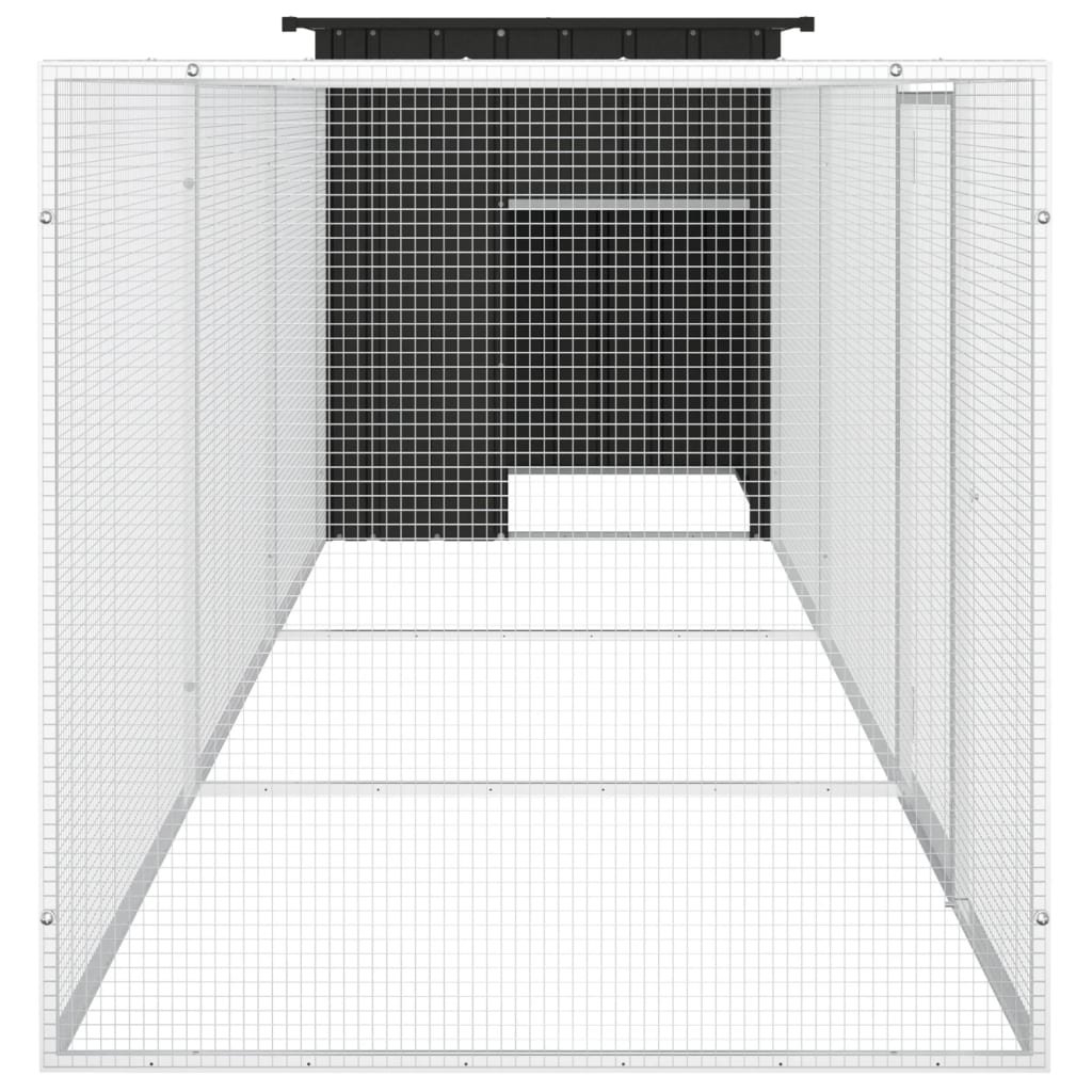 8720287064947_g_en_hd_3 vidaXL Chicken Cage Anthracite 400x91x100 cm Galvanised Steel - Image 4