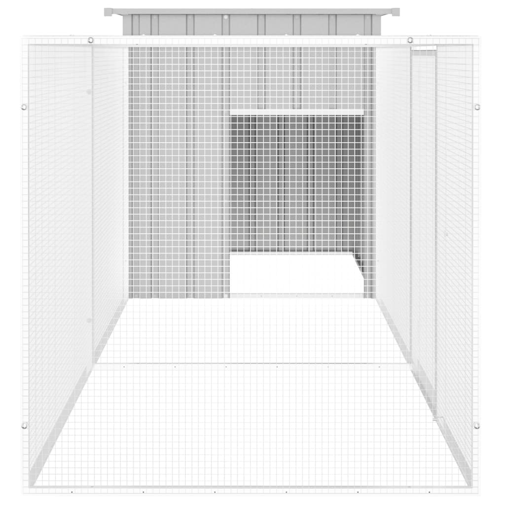 8720287065012_g_en_hd_3 vidaXL Chicken Cage Grey 300x91x100 cm Galvanised Steel - Image 4