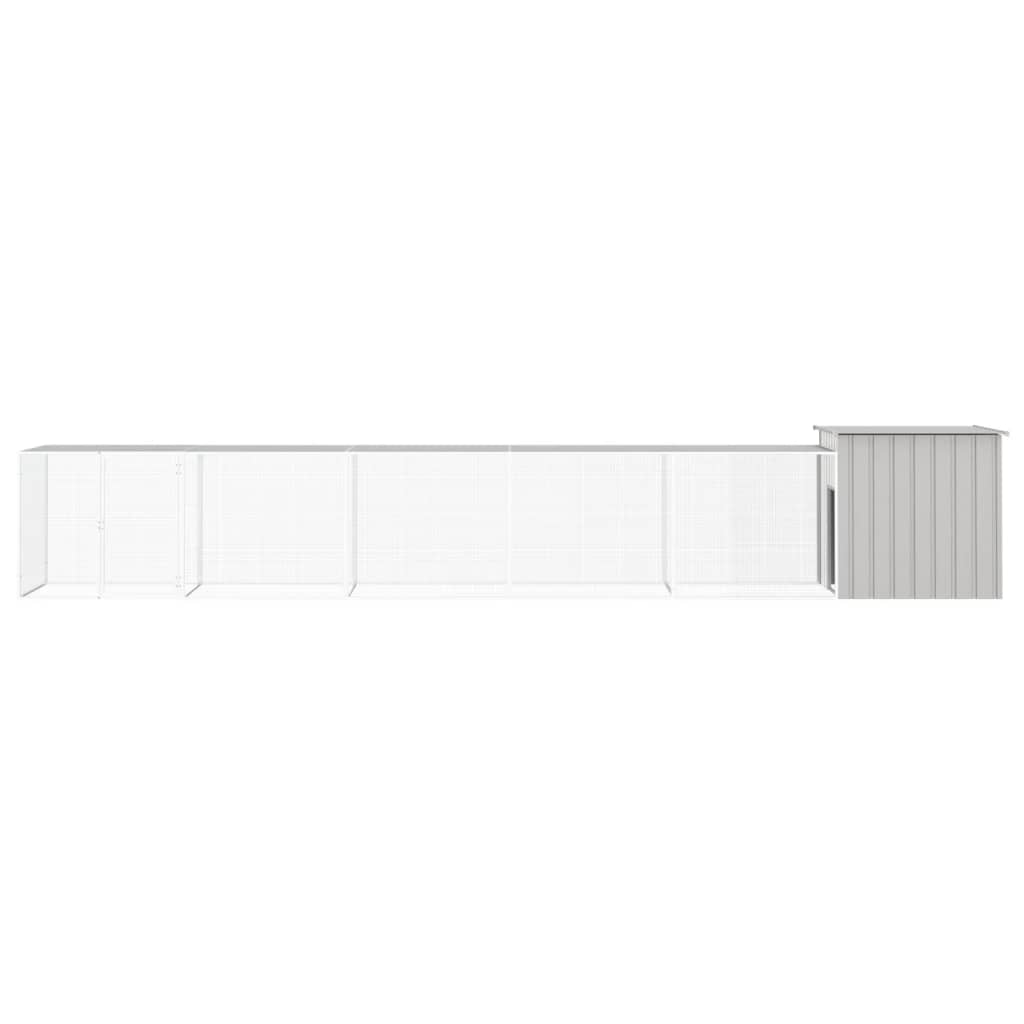 8720287065043_g_en_hd_2 vidaXL Chicken Cage Grey 600x91x100 cm Galvanised Steel - Image 3