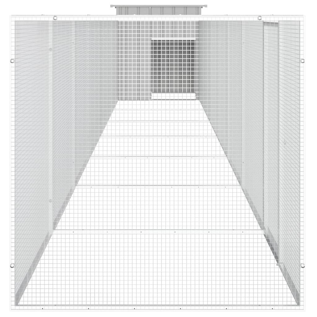 8720287065067_g_en_hd_3 vidaXL Chicken Cage Grey 800x91x100 cm Galvanised Steel - Image 4