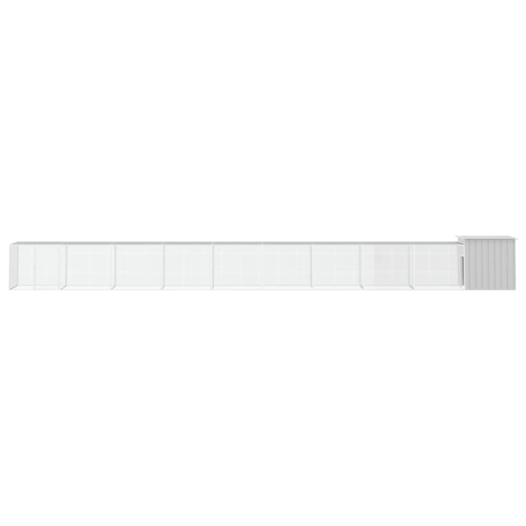 8720287065081_g_en_hd_2 vidaXL Chicken Cage Grey 1000x91x100 cm Galvanised Steel - Image 3