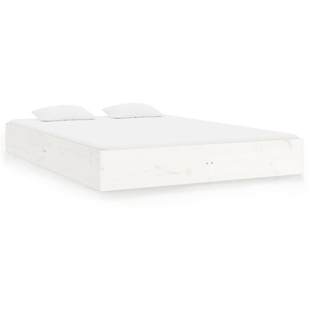 8720287067245_a_en_hd_1 vidaXL Bed Frame without Mattress White Solid Wood 150x200 cm - Image 2