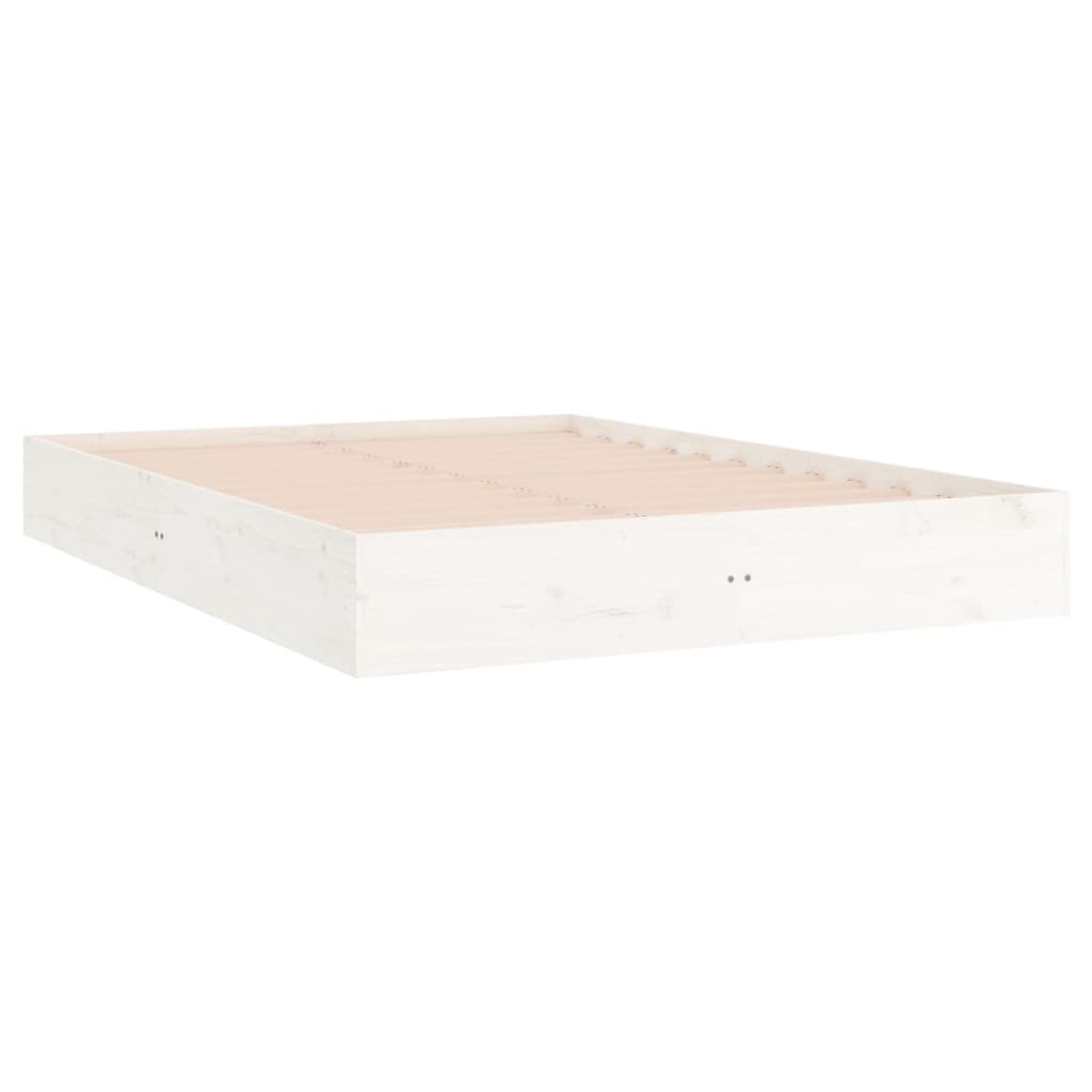 8720287067245_g_en_hd_1 vidaXL Bed Frame without Mattress White Solid Wood 150x200 cm - Image 3