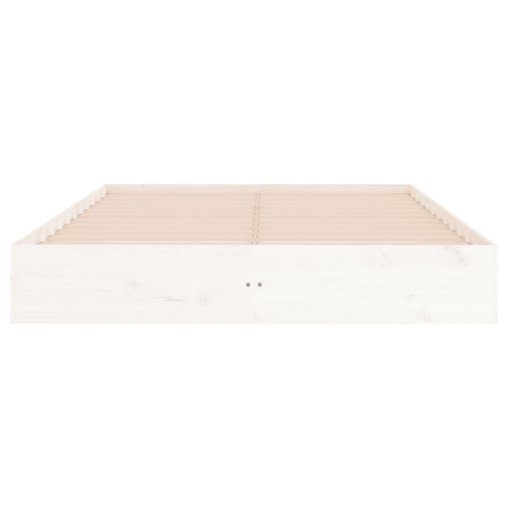 8720287067245_g_en_hd_3 vidaXL Bed Frame without Mattress White Solid Wood 150x200 cm - Image 5