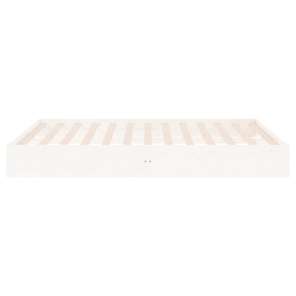 8720287067245_g_en_hd_4 vidaXL Bed Frame without Mattress White Solid Wood 150x200 cm - Image 6