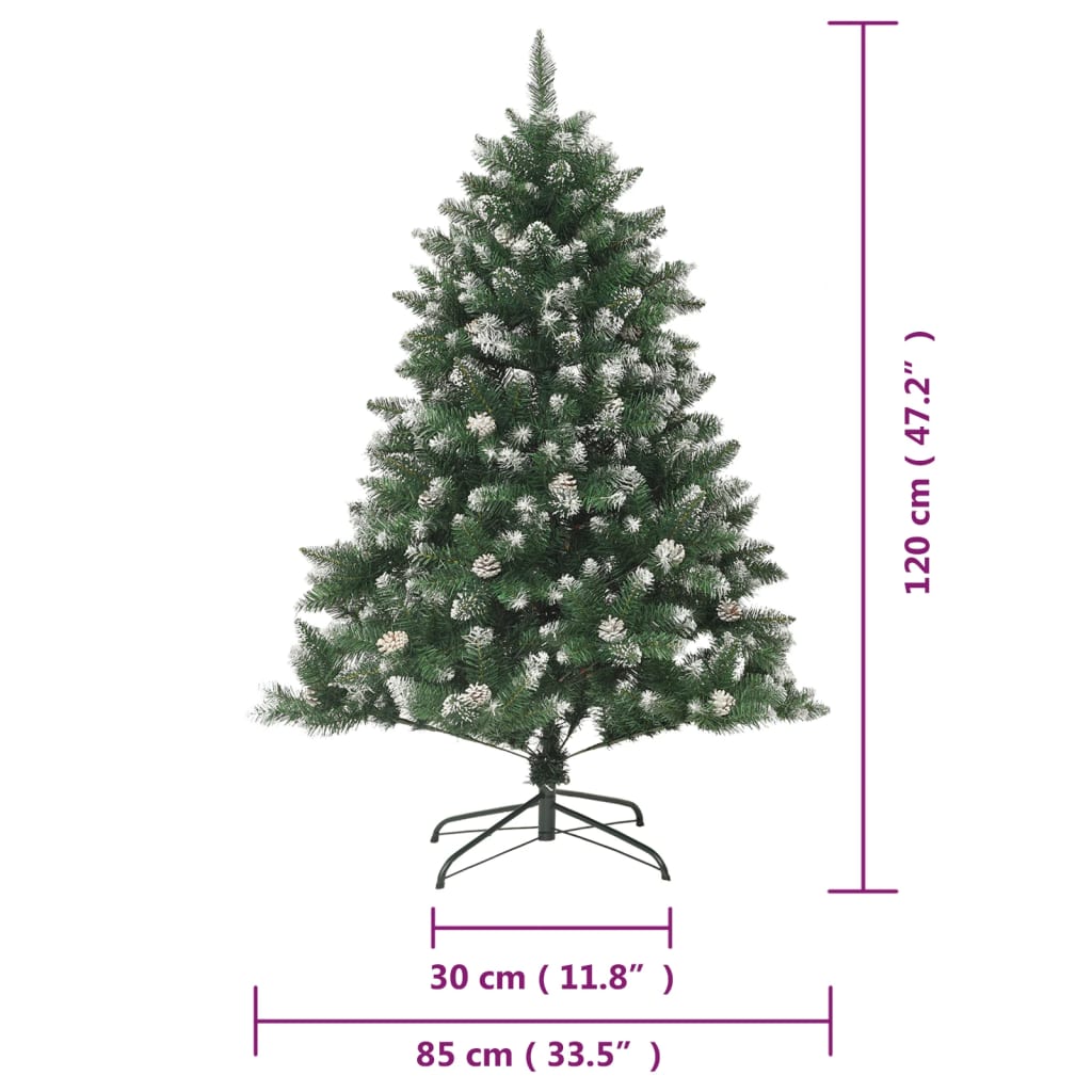 8720287068235_g_en_hd_8 vidaXL Artificial Christmas Tree with Stand 120 cm PVC - Image 9