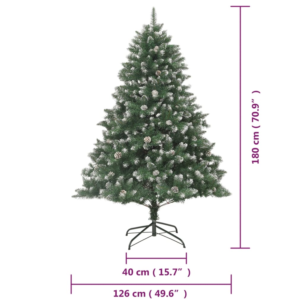 8720287068259_g_en_hd_8 vidaXL Artificial Christmas Tree with Stand 180 cm PVC - Image 9