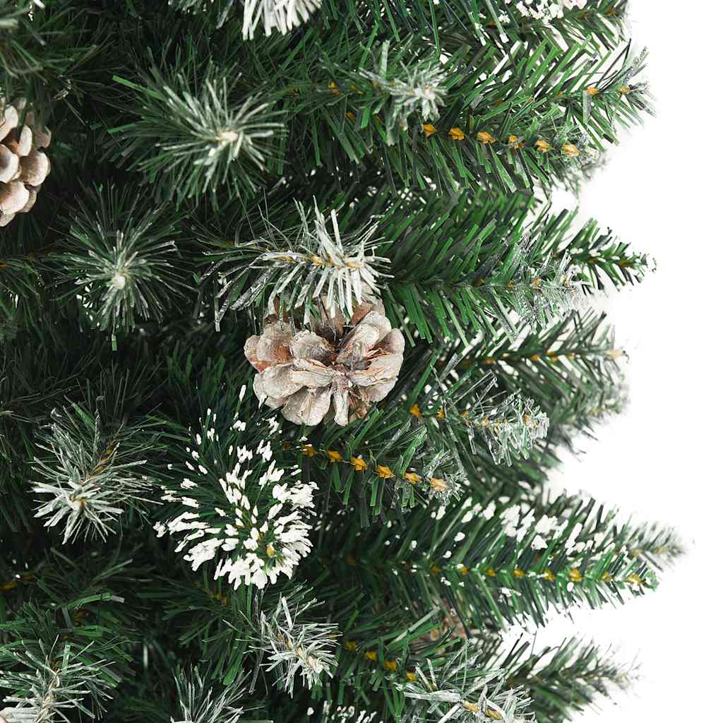 8720287068303_g_en_hd_4 vidaXL Artificial Slim Christmas Tree with Stand 180 cm PVC - Image 5