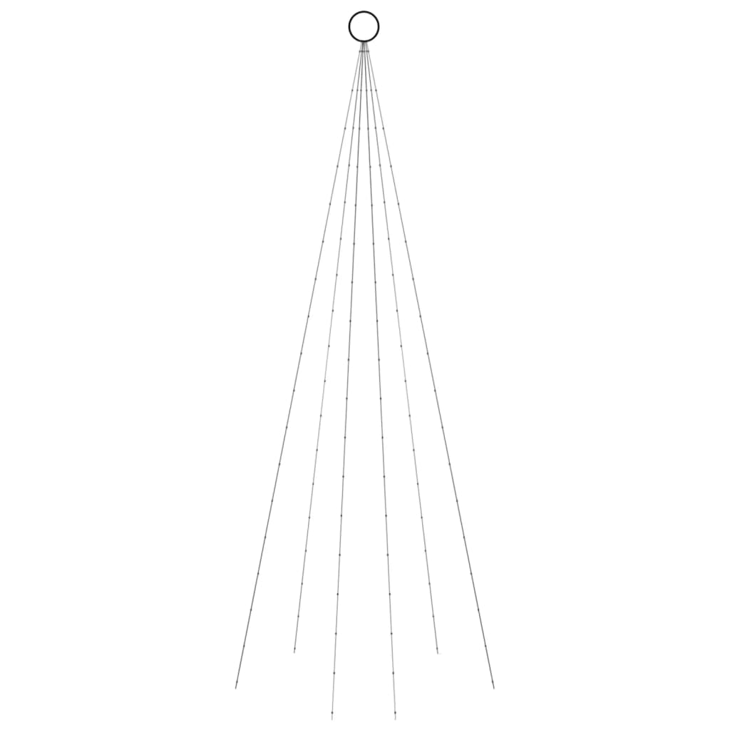 8720287069379_g_en_hd_1 vidaXL Christmas Tree on Flagpole Warm White 108 LEDs 180 cm - Image 3