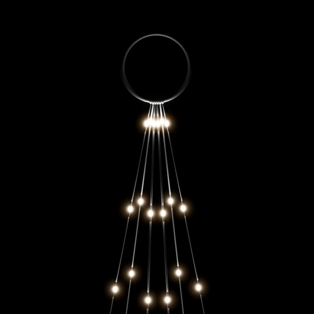 8720287069386_g_en_hd_3 vidaXL Christmas Tree on Flagpole Cold white 108 LEDs 180 cm - Image 5
