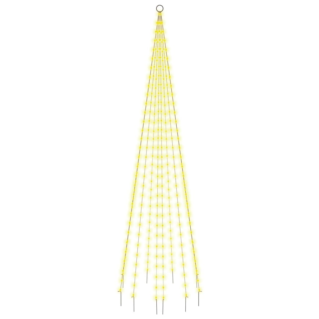 8720287069416_a_en_hd_1 vidaXL Christmas Tree on Flagpole Warm White 310 LEDs 300 cm - Image 2